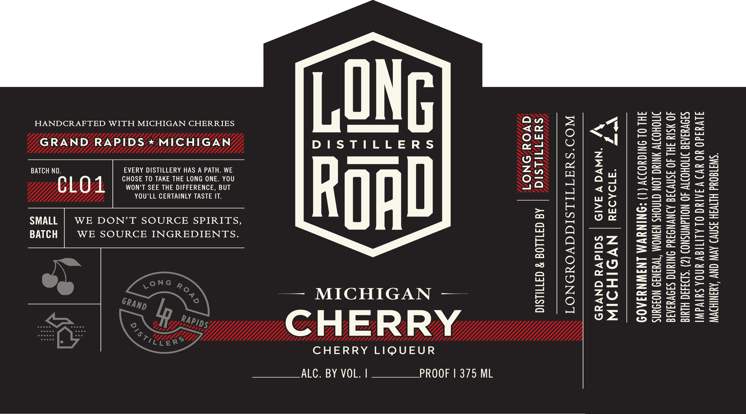 Long Road Distillers Michigan Cherry Liqueur Michigan Cherry Liqueur Long Road Distillers