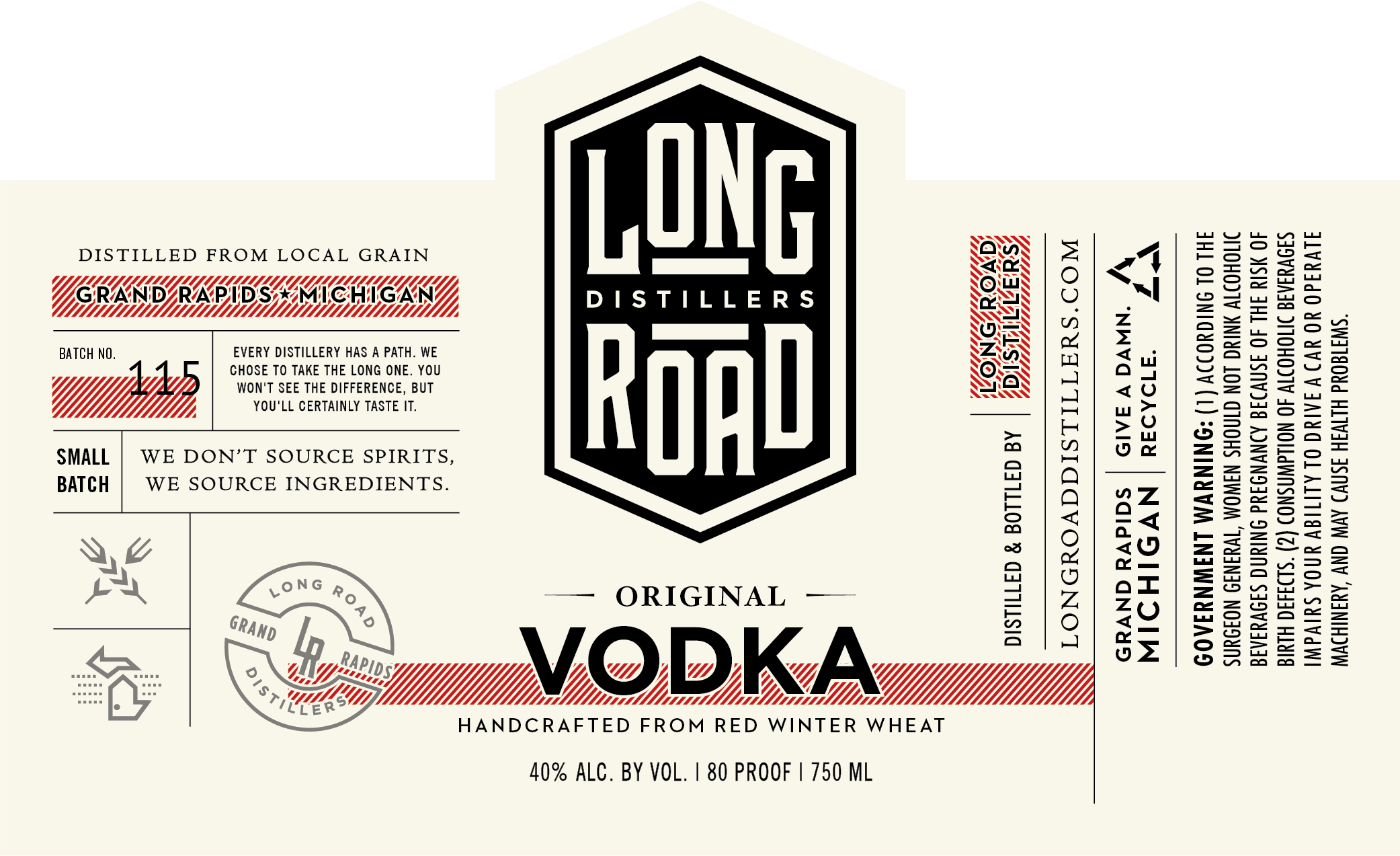 Original Vodka Original Vodka Long Road Distillers